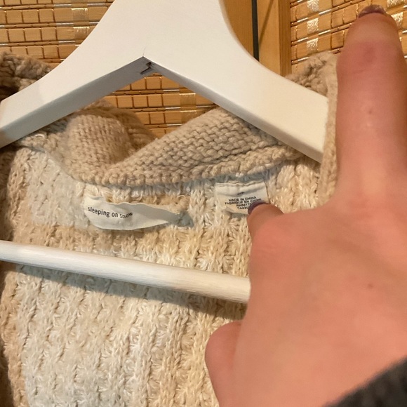 Anthropologie Sleeping On Snow Knit Sweatercoat - Picture 7 of 7